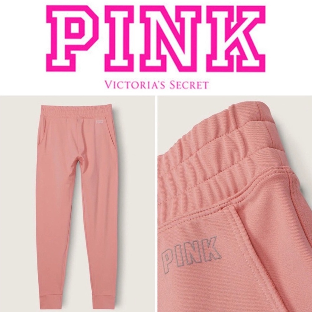 PINK Victoria's Secret Pink Track Pants with Tapered Legs